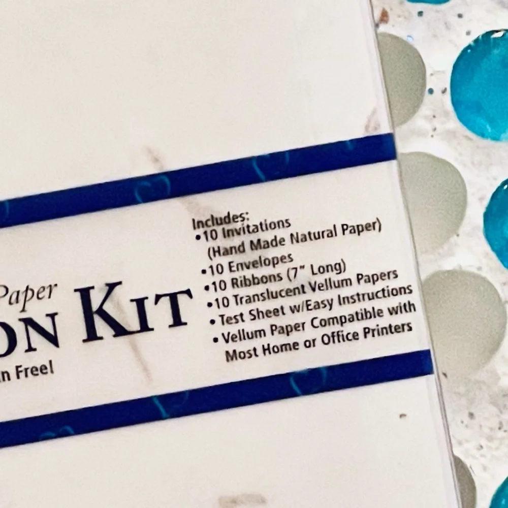 🌸Gartner Studios Hand-Made Paper Invitation Kit🌸10-Count
